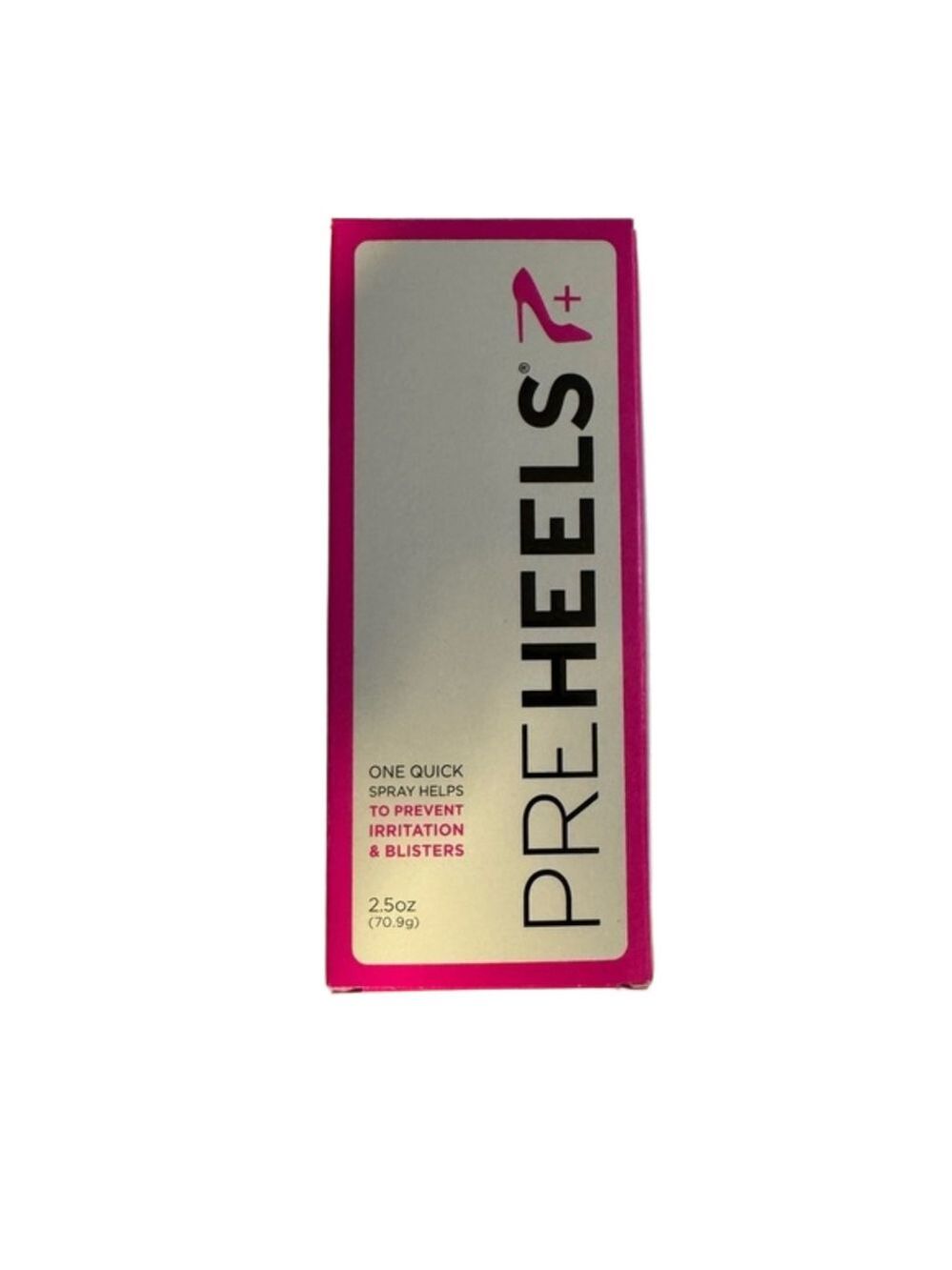 PREHEELS to help prevent blisters.